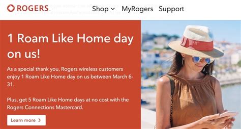 rogers roam like home packages.